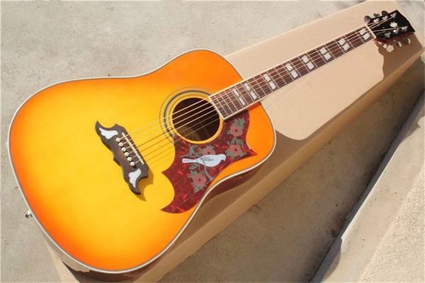 

solid spruce 41 inch dove acoustic guitar rosewood fingerboard mahogany neck