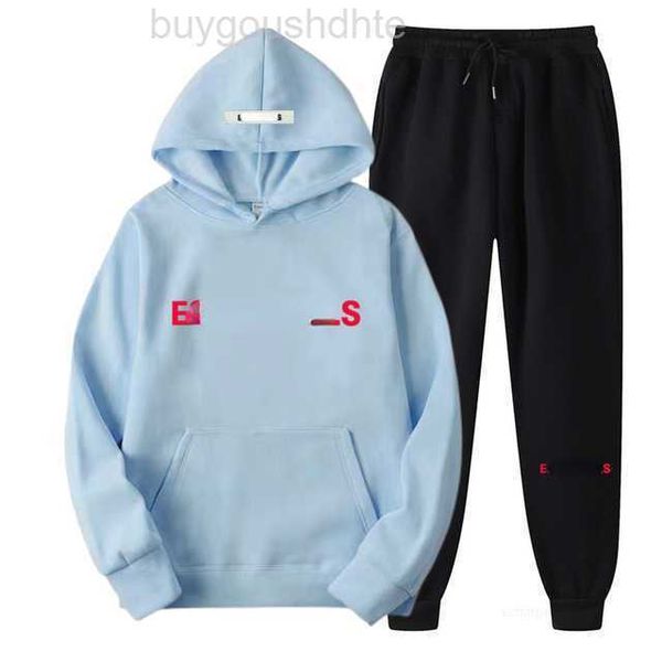 

men's designer es tracksuits womens hoodies warm pullover hooded fashion brand designers loose sweatshirt lovers suit clothing 11rt, Gray