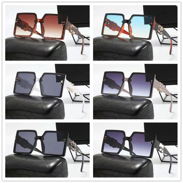 

designer new cool glasses uv resistant uv400 sunglasses women's fashion men's resort sun with, White;black