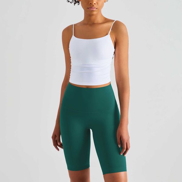 

lulu quality yoga set shorts and bras fitness sports suits gym clothing running training wear summer bra cycling shorts set