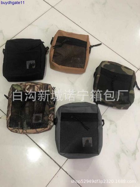 

1s3l fashion luxury brand carthart accessories messenger bag american brand mobile phone chest waist single shoulder for men and women, Silver
