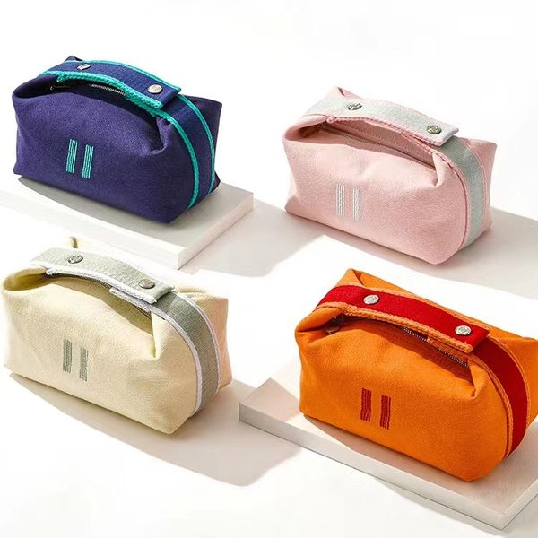 

2size vivid shoulder luxury designer bag canvas women mens totes fashion cosmetic wash handbags makeup toiletry clutch bags baguette handle