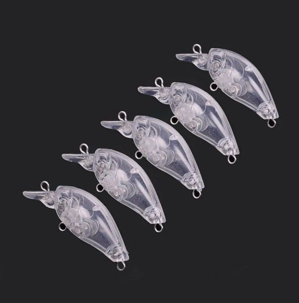 

500pcs blank hard unpainted fishing baits crankbait wobblers lures zz