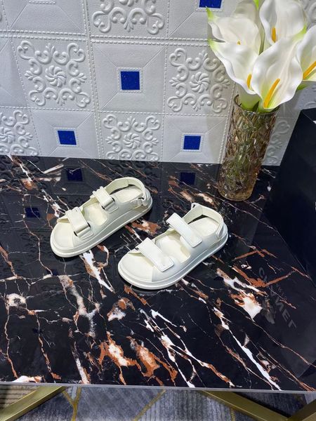 

clea triomphe gladiator chunky sandals adjustable buckle ankle-strap vegetal flats shoes platform luxury designers slides factory footwear 0, Black