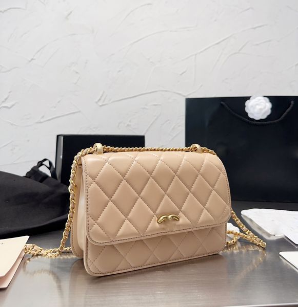 

2023new fashion womens designer crossbody bag shoulder bags classic womens handbag lady clutch bag chain bags double golden ball adjustment
