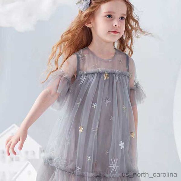 

girl's dresses girls' dress summer 2023 new fashionable skirt children's spring set girls' princess dress r230816, Red;yellow