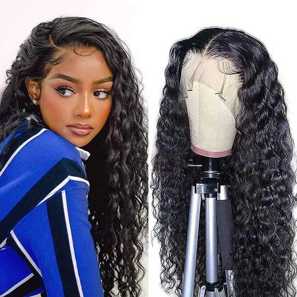 

new front lace wig small curly wig long curly wig 230816, Black