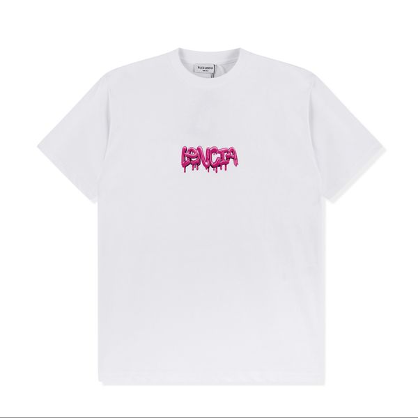 

blcg lencia summer t-shirts womens oversize heavyweight 100% cotton fabric triple stitch workmanship plus size tees sm130209, White