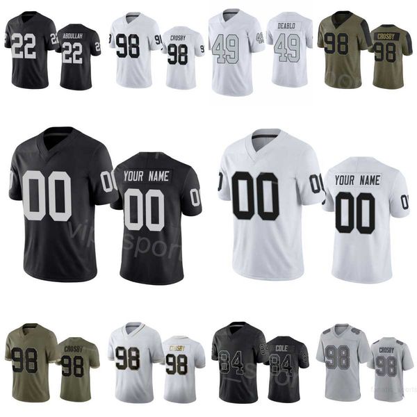 

team football 5 divine deablo jerseys 39 nate hobbs 84 keelan cole 19 dj turner 22 ameer abdullah 98 maxx crosby 28 josh jacobs vapor color, Black;red