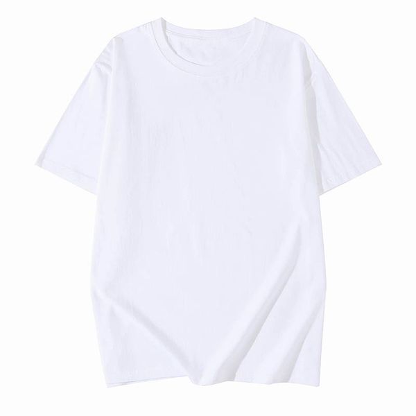 

ssfj rh-t009 # 180g weight 100% cotton short sleeve t-shirt men's and women's couple shirt