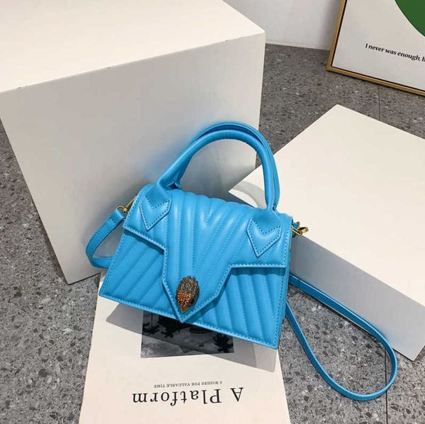 

kurt geiger women evening bags fashion designer shoulder cross body messenger bag wallet striped stitching advanced sense foreign style hand