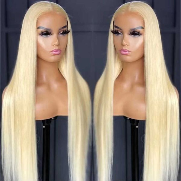 

international station's main promotion of new products: wig front lace long straight hair women's wig headwear light gold lace hai, Black