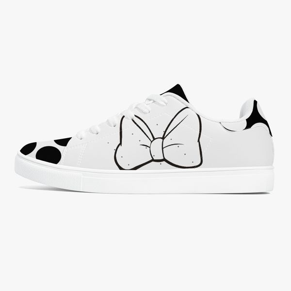 

casual shoes personalized classic bow low cut shoes