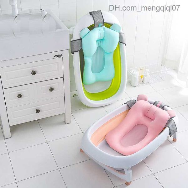 

bathing tubs seats baby soft shower bath cushion safety bath cushion seat bath net support cushion pillow non slip folding cushion z230817