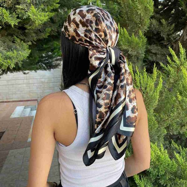 

scarves designer luxury brand kerchie neck scarf bandana handkerchief 90x90cm new silk scarf and packaging z230817, Blue;gray