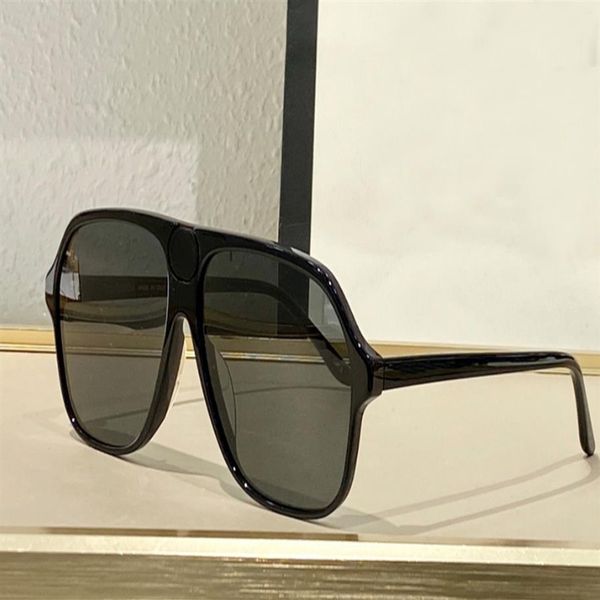 

black pilot sunglasses for men 0734 gafa de sol fashion sun glasses shades uv400 protection eyewear with box246j, White;black