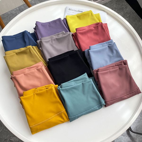 

lu's same high-waisted hip lift yoga pants quick dry training elastic sports pants seamless nude fitness belt pocket