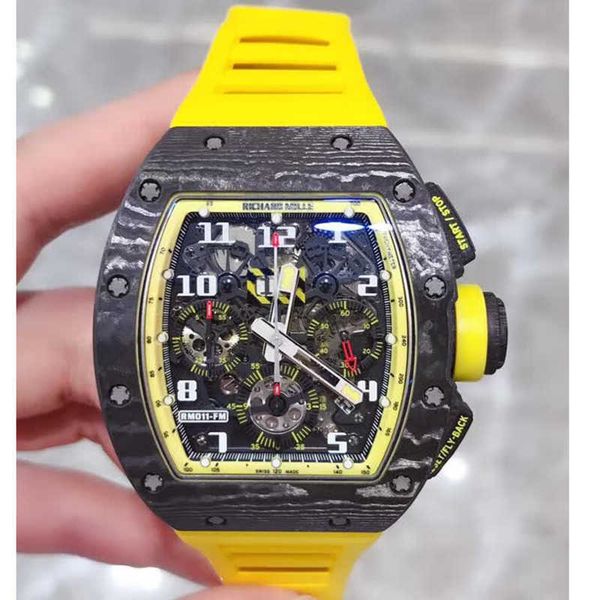 

richardmille tourbillon automatic mechanical quartz wristwatches wrist watches rm011 ntpt limited edition 50 fashion casual business sports
