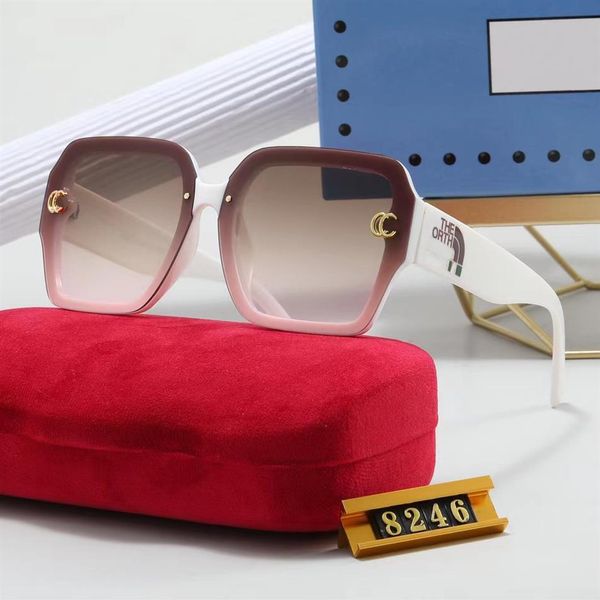 

designer sunglasses luxurys letter sunglass for men women sunglasses personality uv eyeglasses fashion sunglasses suitable for out240g, White;black