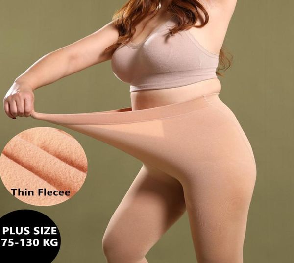 

socks & hosiery 150 kg women tights ps size 120d autumn warm winter fleece pantyhose high waist female stretchy slim thick tightssocks717367, Black;white