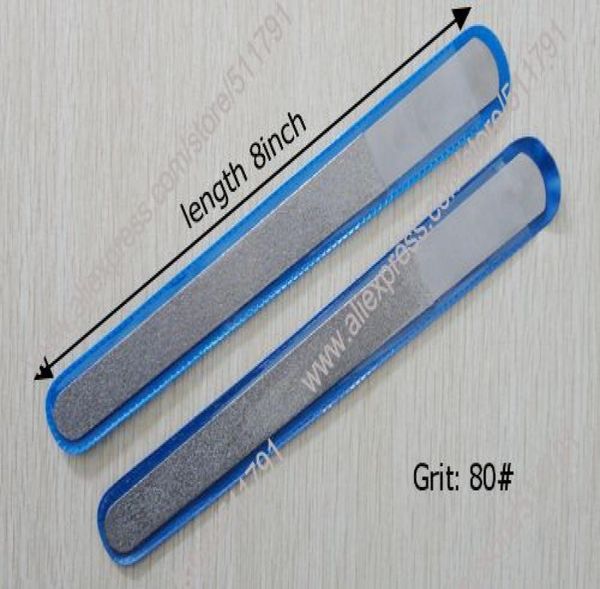 

whole china post air mail 80 grit 8inch stainless steel nail file diamond foot dressers2pcs per lot5884951