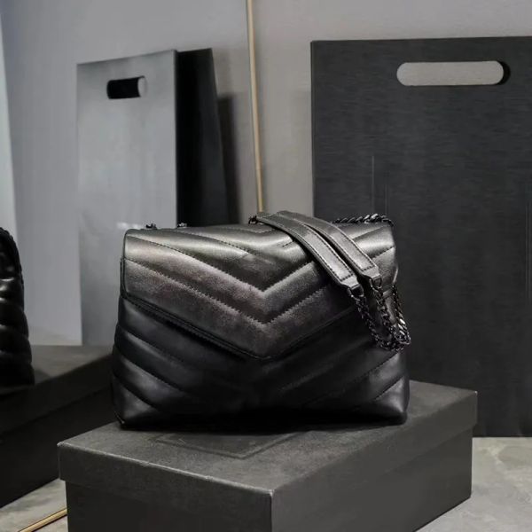 

loulou designer bags large shoulder chain clutch bags purses genuine leather grosgrain luxury message handbags wallets designer crossbody