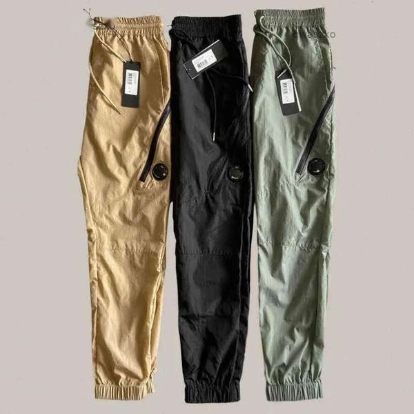 

cp mens pants companys nylon waterproof casual pantss quick-drying lens decoration sports trousers26w1, Black