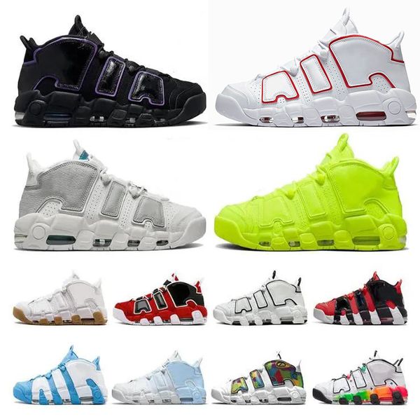 

basketball shoes men women more uptempos 96 air total max scottie pippen white varsity red green black bulls university blue unc usa uk desi