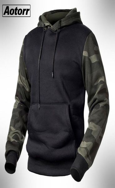

army green men camouflage hoodies autumn winter hooded sweatshirts male camo hoody hip hop streetwear 4xl6925799, Black