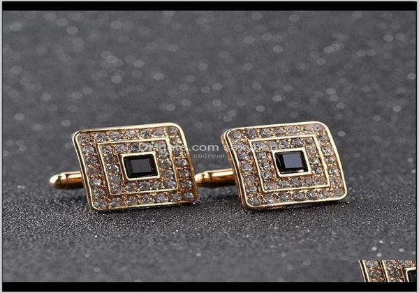 

square diamond cufflinks gold formal shirts business suits cuff links button men fashion jewelry will and sandy cpgqu 87agd5573110, Silver