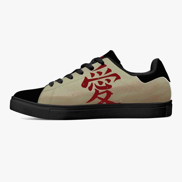 

classic cartoon black casual shoes low cut shoes
