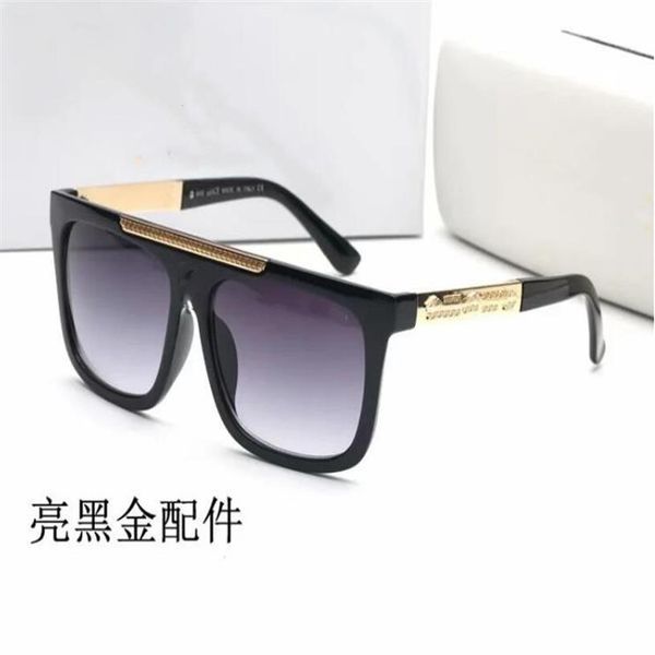 

1pcs brand sunglasses evidence designer glasses eyewear mens womens polished black aa996279m, White;black