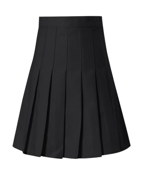 

women skirts high waist pleated mini skirt pink pleated satin skirt women039s fashion slim waist casual tennis skirts school 216953166, Black