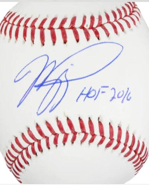 

mike piazza hof 2016 collection autographed signed signatured usa america indoor outdoor sprots major league baseball ball5471388