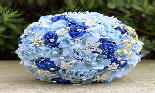 

modabelle 7 colors ramos de novia pearls crystal bridal bouquet custom artificial flower bridesmaid wedding bouquet4334659