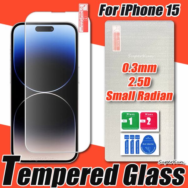 

0.3mm 2.5d tempered glass screen protector for iphone 15 14 13 12 11 pro max 8 7 plus se samsung s23 a14 a24 a34 a54 a13 a23 a33 a53 a73 lg