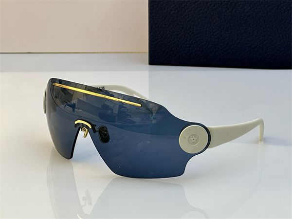 

designer brand woman fashion sunglasses for women summer retro siamese style rimless frameless fashion goggle retro vintage sunglass, White;black