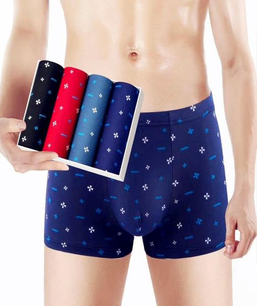 

4pack men039s underwear comfortable and breathable boxer shorts boxer shorts4469351, Red;black