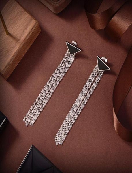 

fashionable delicate tassels ear studs luxurys designers jewelry women personality designer earrings wedding party earrings jewelr9387472, Golden;silver