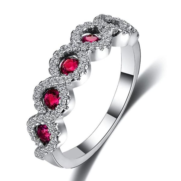 

cluster rings fashion zircon colourful round geometric irregularity ring for women sculpture silver metal female jewe5407745, Golden;silver