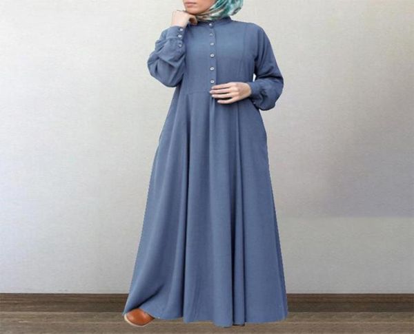 

ethnic clothing muslim dress women long sleeve abaya turkey dubai big swing robe clothes ramadan kaftan moroccan jilbab vestido hi5977186, Red