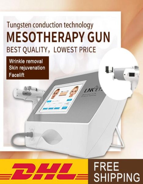 

test meso therapy no needle skin painless repair mesotherapy gun injector beauty equipment for skin care7218747, Black;white