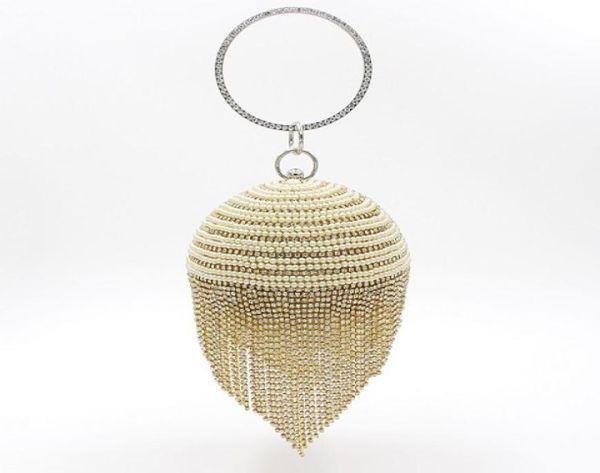 

handbag bag woman clutchbag of pearl the diamond tassel banquet handbags handmade good quality for bridal and lady at partyweddi6418307, Black