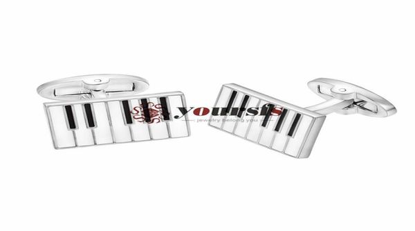 

yoursfs 6 pairsset men lined cuff links fashion triangle ruler tools piano vintage pattern2557182, Silver