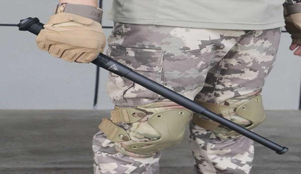 

legal bold telescopic stick for male vehicle mounted self defense supplies portable roll x7454746419, Silver