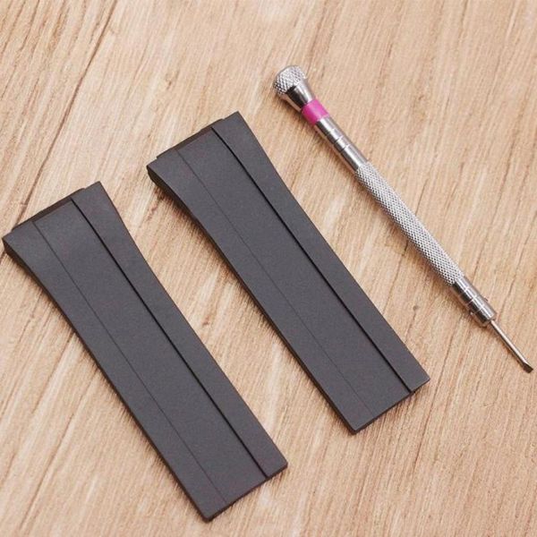 

watch bands accessories soft silicone strap for p6780 men039s7648103, Black;brown