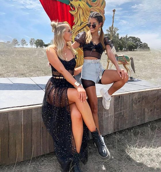 

star mesh black boho maxi long dress sheer beach party rave festival summer dresses product6576925, Black;gray