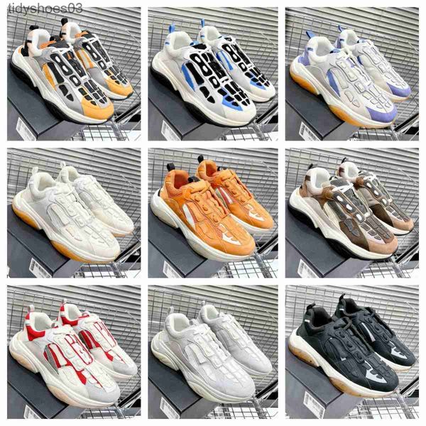 

men designer runing shoes skelet bones runner women men sports retro imiris sneakers skel low casual shoes genuine leather lace up trainer a, Black