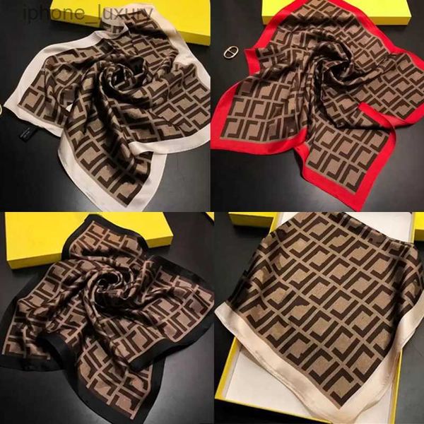 

2023 summer day designer woman silk scarf fashion letter headband luxury brand small scarf travel variable headscarf accessories activity gi, Blue;gray