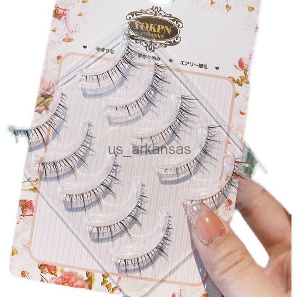 

false eyelashes flying supernatural soft terrier false eyelashes handmade fine stem nude makeup simulation eyelashes women's long air e